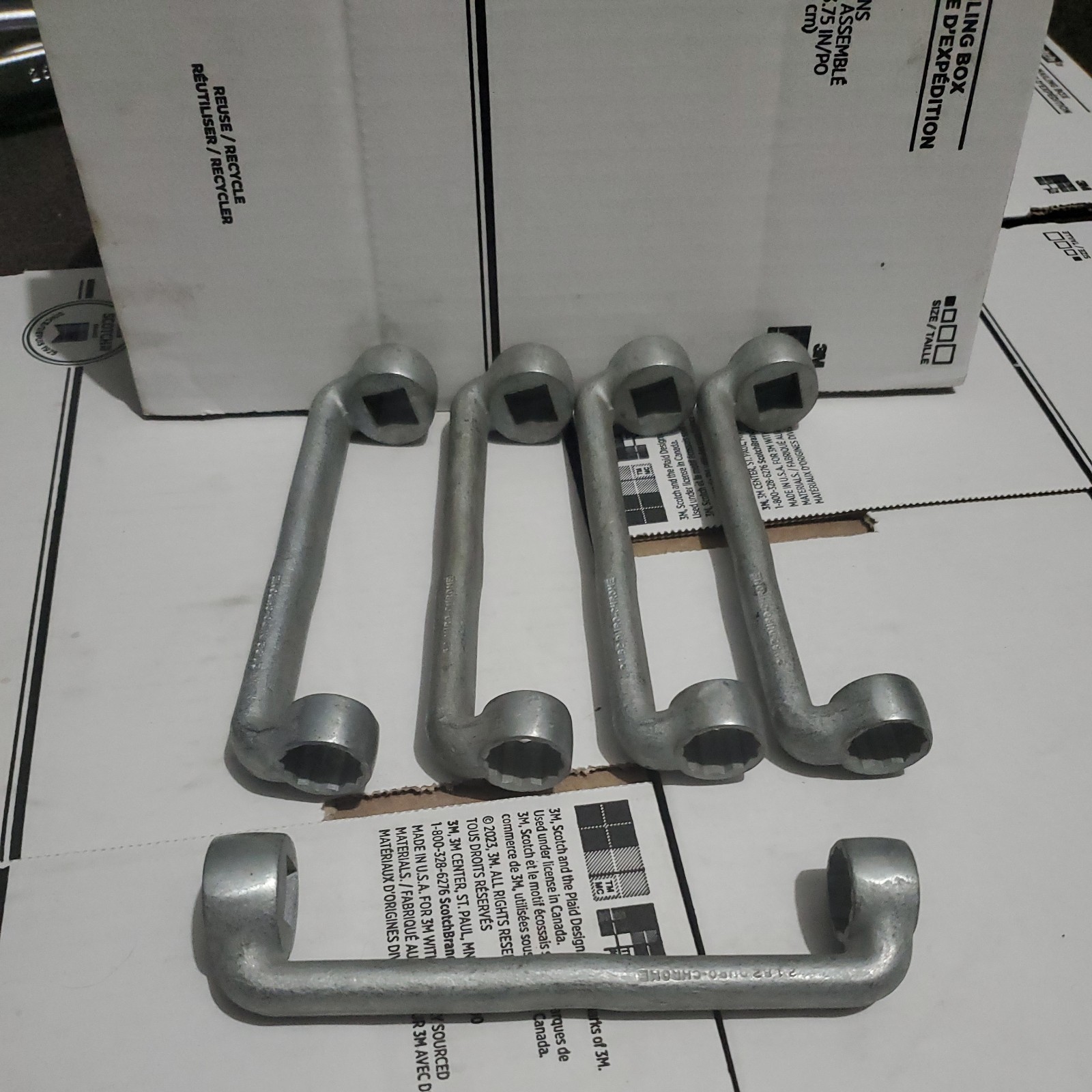 Five NOS DURO-CHROME 2182 1/2\ Five NOS DURO-CHROME 2182 1/2\
