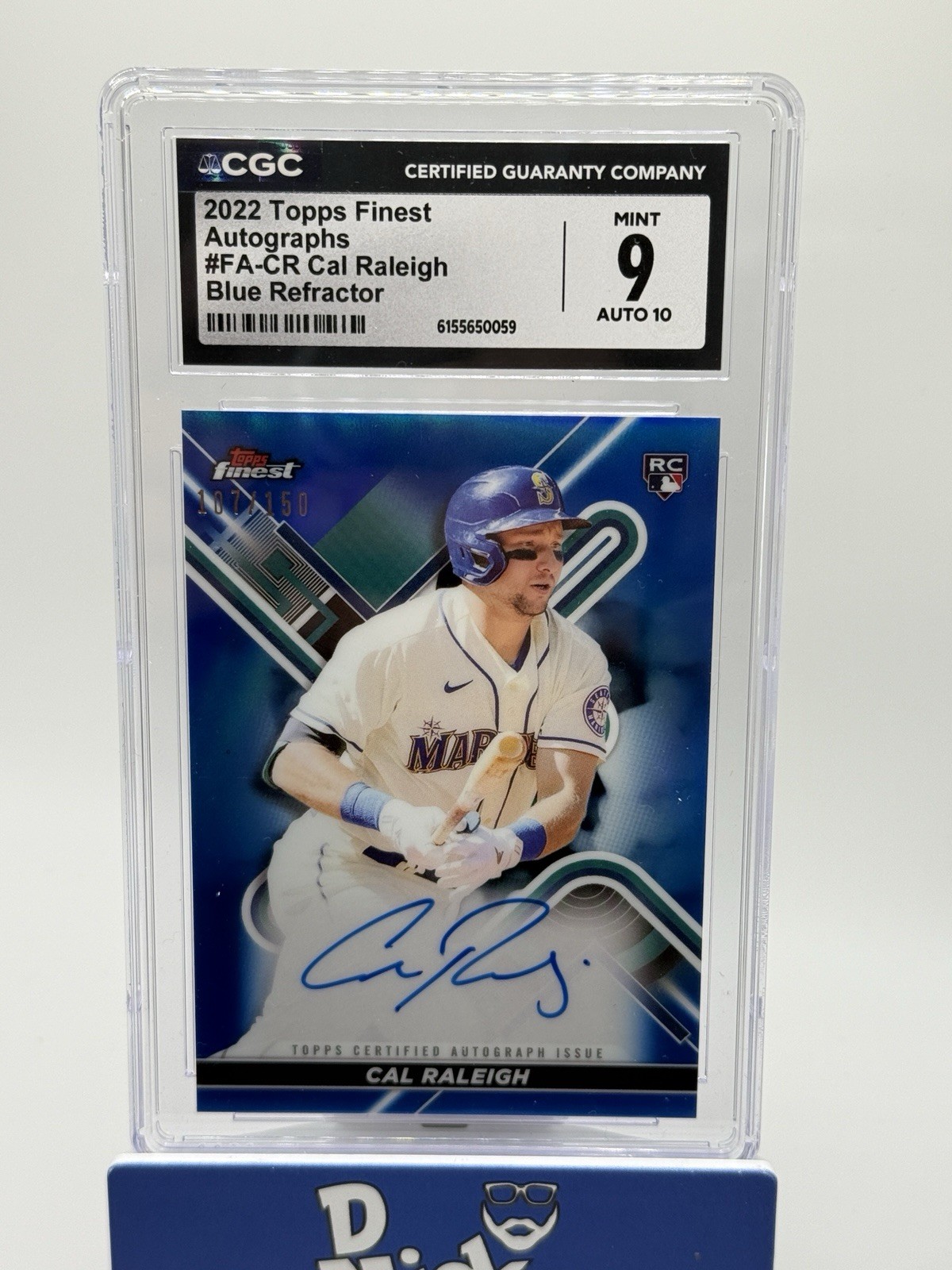 PSA 10 2022 Finest Cal Raleigh Finest Auto Blue Refractors #/150 CGC 9 10 Auto PSA 10 2022 Finest Cal Raleigh Finest Auto Blue Refractors #/150 CGC 9 10 Auto
