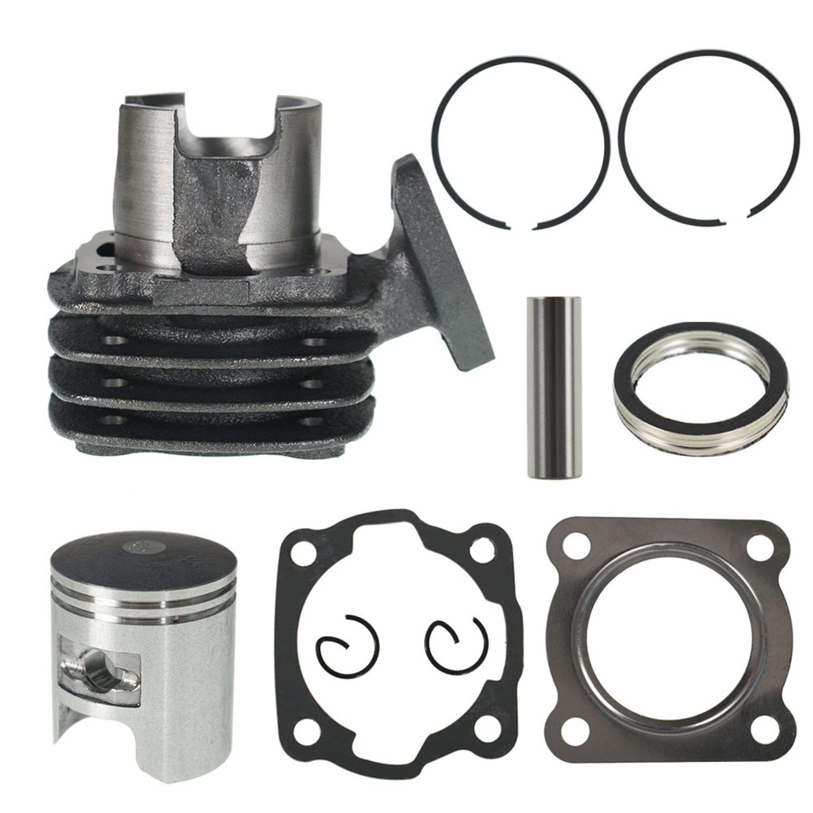 Motorcycle Cylinder Piston Top End Kit for Spree NQ50 1984-1987