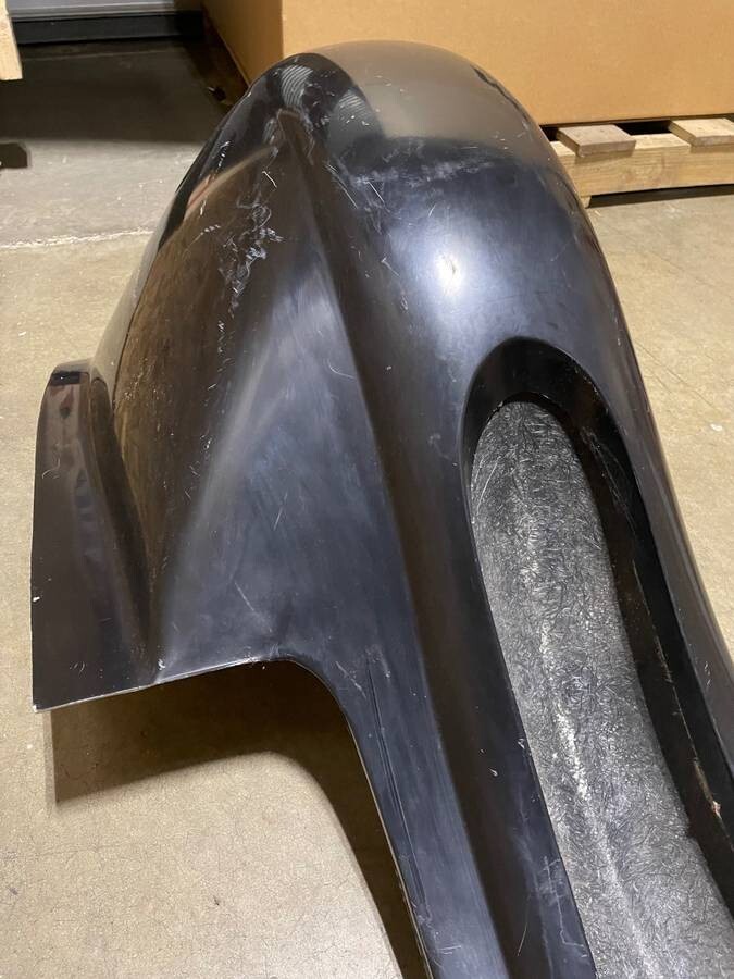 Model A Ford Right Front Fender with Spare Tire Well Fiberglass 1928 1929