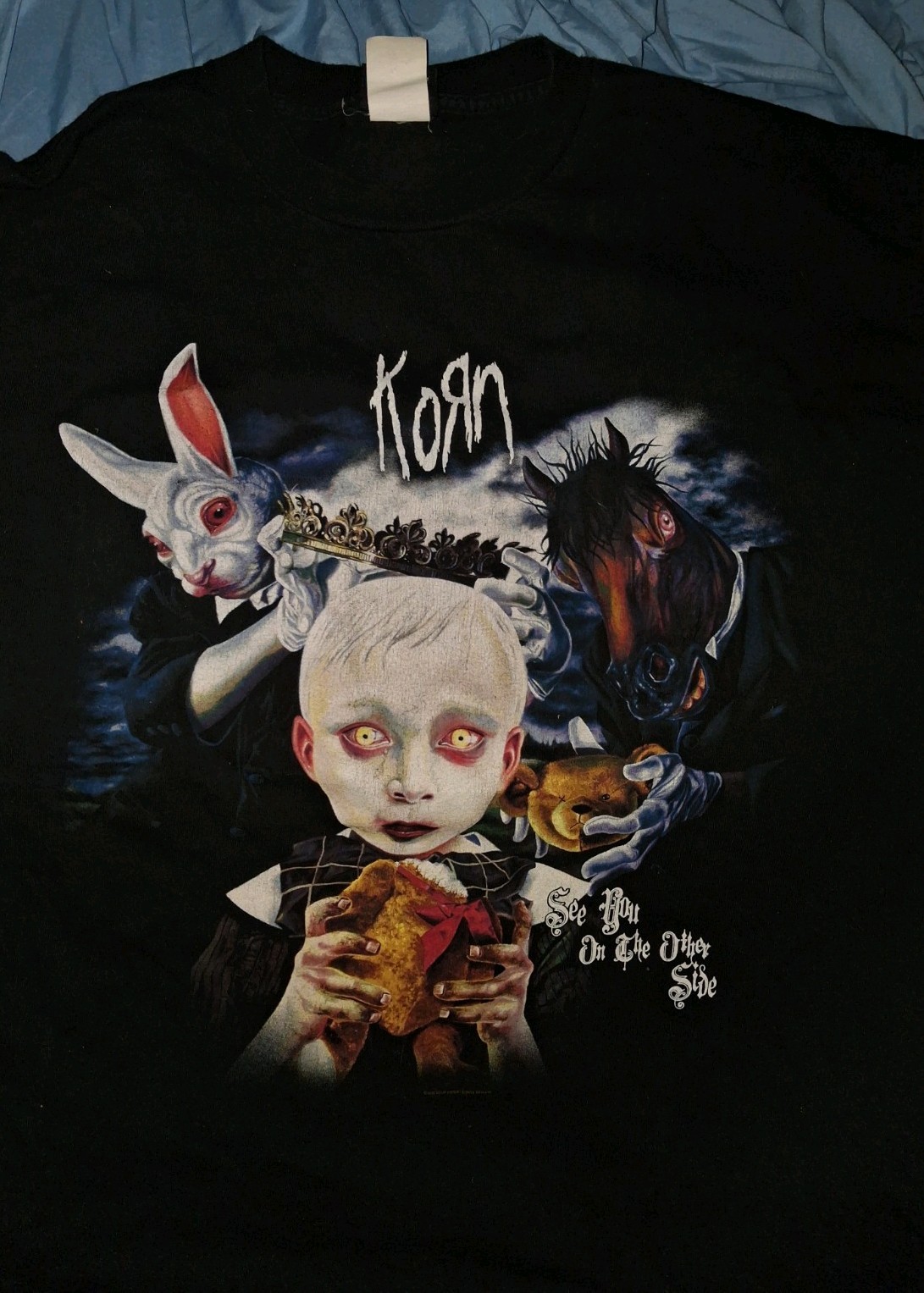 Vintage Rare Korn Shirt Mens Black See You On The Other Side Tour 2006 Tee Read Vintage Rare Korn Shirt Mens Black See You On The Other Side Tour 2006 Tee Read