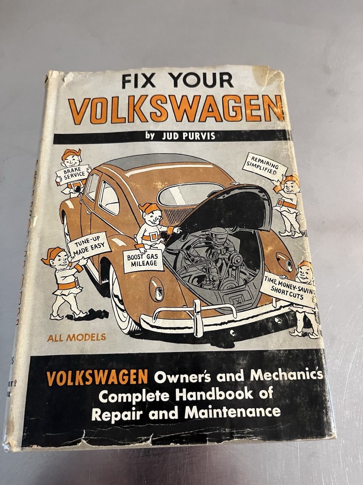 Vintage Fix Your Volkswagen Book Complete Repair Handbook VW Car Vintage Fix Your Volkswagen Book Complete Repair Handbook VW Car
