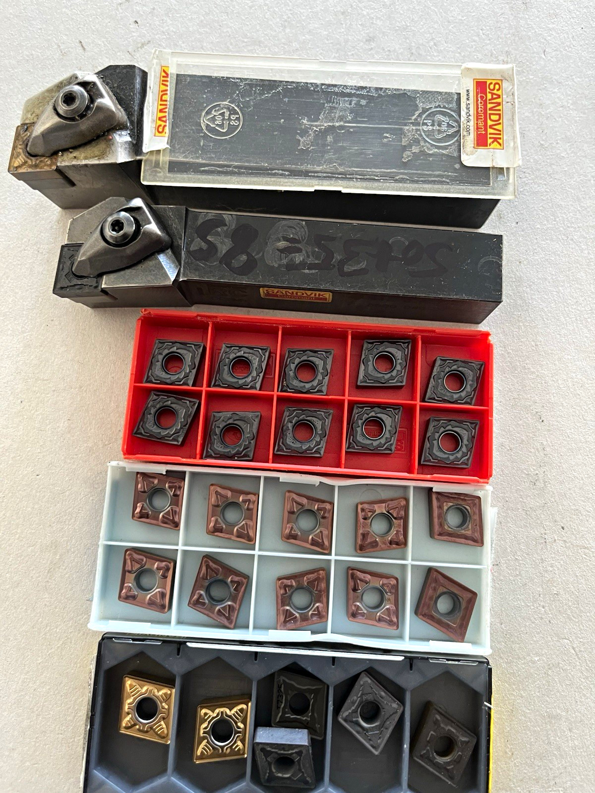 Sandvik Coromant DCMT 11 T3 08 Carbide Turning Inserts Mixed Lot