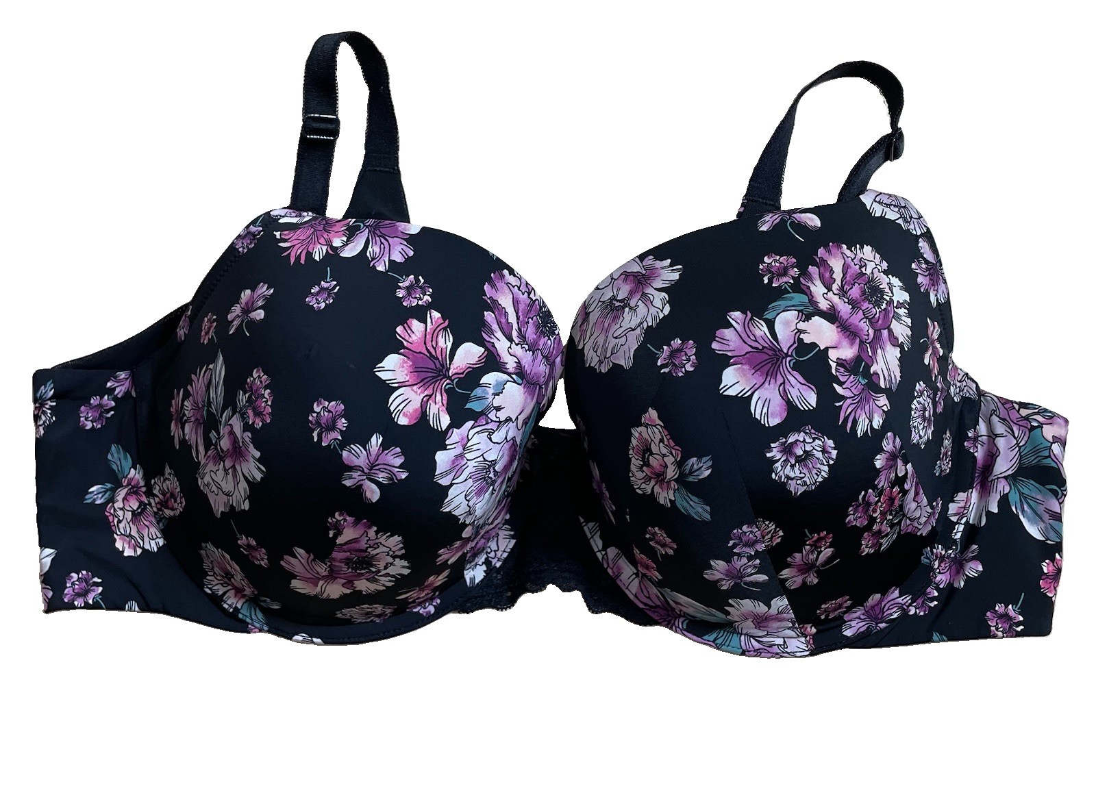Torrid Curve 360 Back Smoothing Push Up T-Shirt Bra Size 42C Multicolor