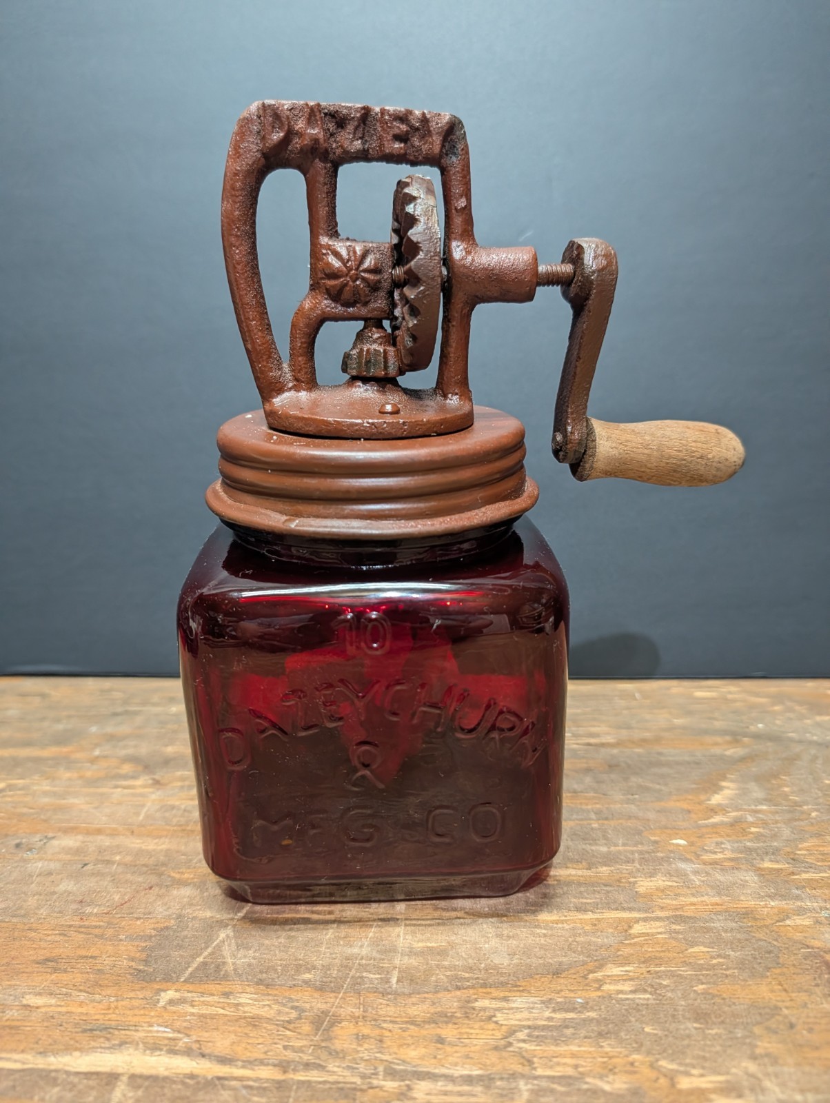 Dazey Butter Churn Ruby Red #10 Dazey Butter Churn Ruby Red #10