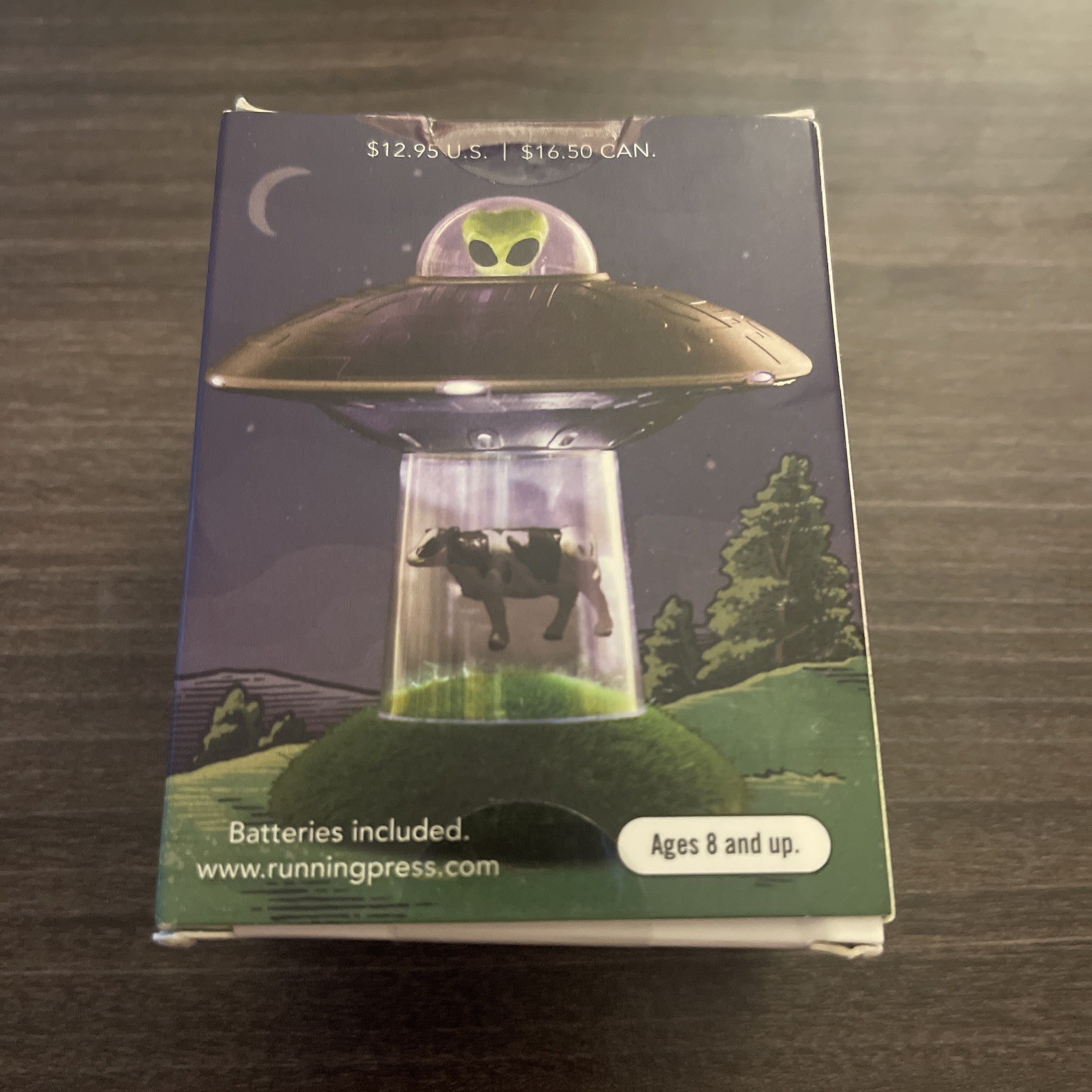 UFO Cow Abduction Light Up and Sound Toy Alien Gag Gift UFO Cow Abduction Light Up and Sound Toy Alien Gag Gift