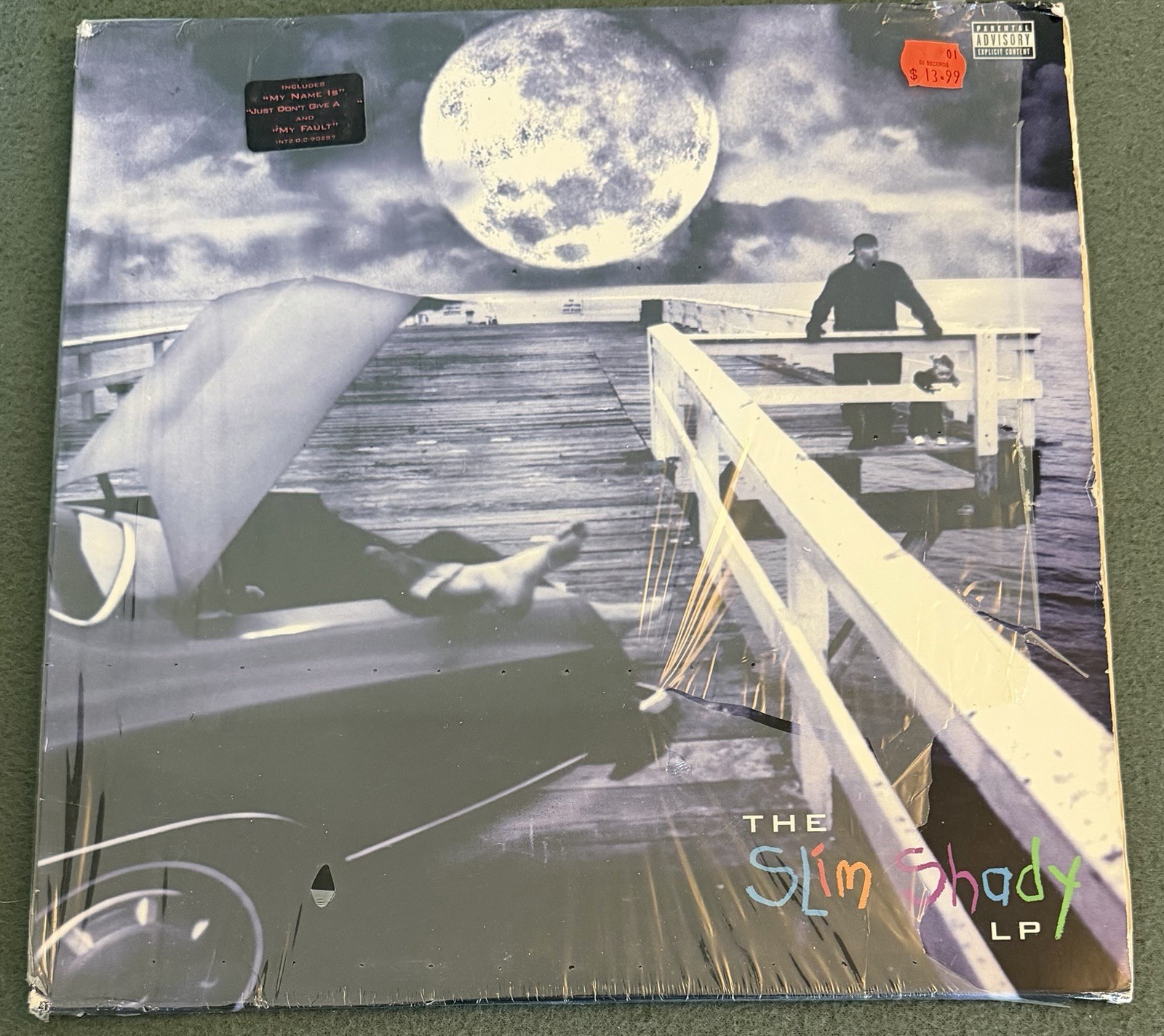 Eminem the Slim Shady LP Vinyl 1999 USA INT2-90287 Eminem the Slim Shady LP Vinyl 1999 USA INT2-90287