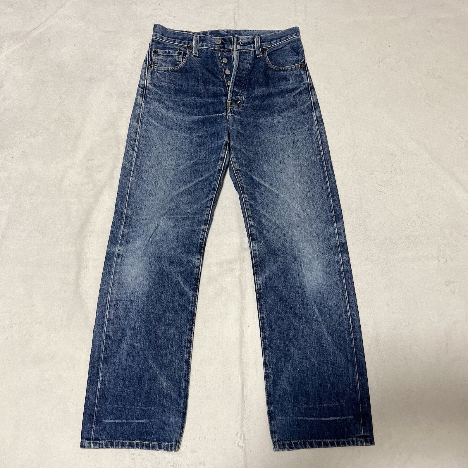 Levi\'s 503BXX Made in Japan Vintage Big E Selvedge Denim Jeans W29 Distressed
