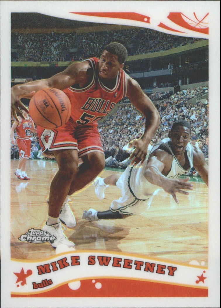 2005-06 Topps Chrome Refractors #152 Mike Sweetney /999 - BSK