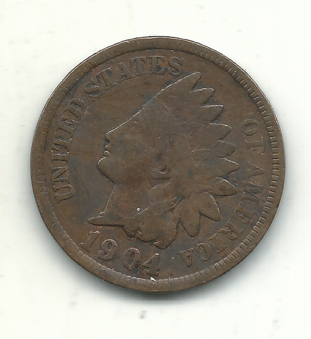 A VINTAGE VG DETAILS 1904 INDIAN HEAD CENT-OLD US COIN-APR170 A VINTAGE VG DETAILS 1904 INDIAN HEAD CENT-OLD US COIN-APR170