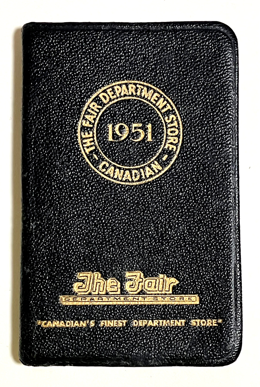 RARE 1951-Vtg Pocket Calendar Extensive Reference Guide THE FAIR Canadian Texas