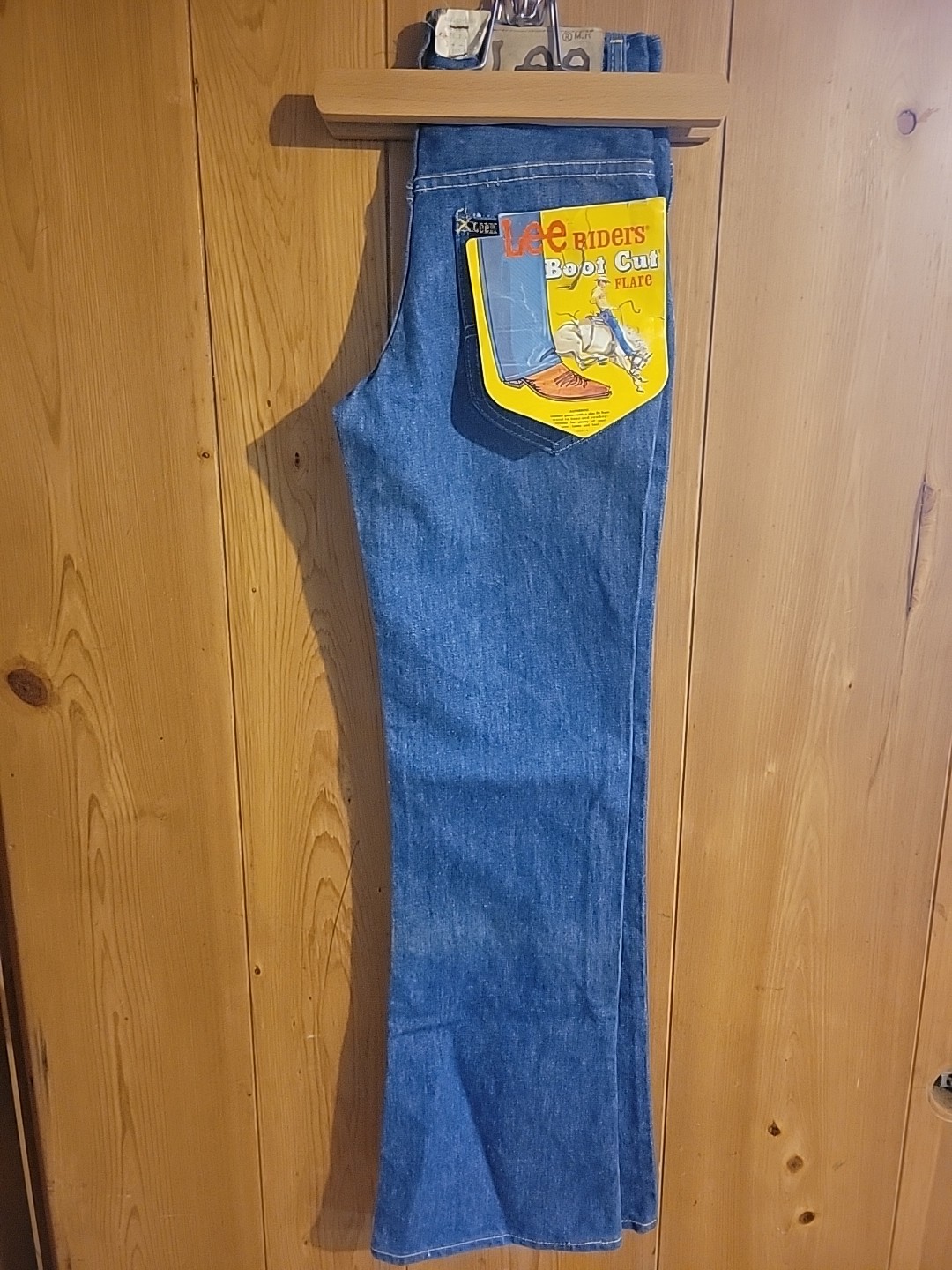 Vintage Deadstock NOS Lee Riders Boot Cut Flare Denim Pants 25x32 (29\
