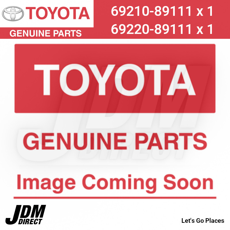 Toyota Genuine OEM 89-95 4Runner LH & RH Outside Door Handle Chrome Set Toyota Genuine OEM 89-95 4Runner LH & RH Outside Door Handle Chrome Set