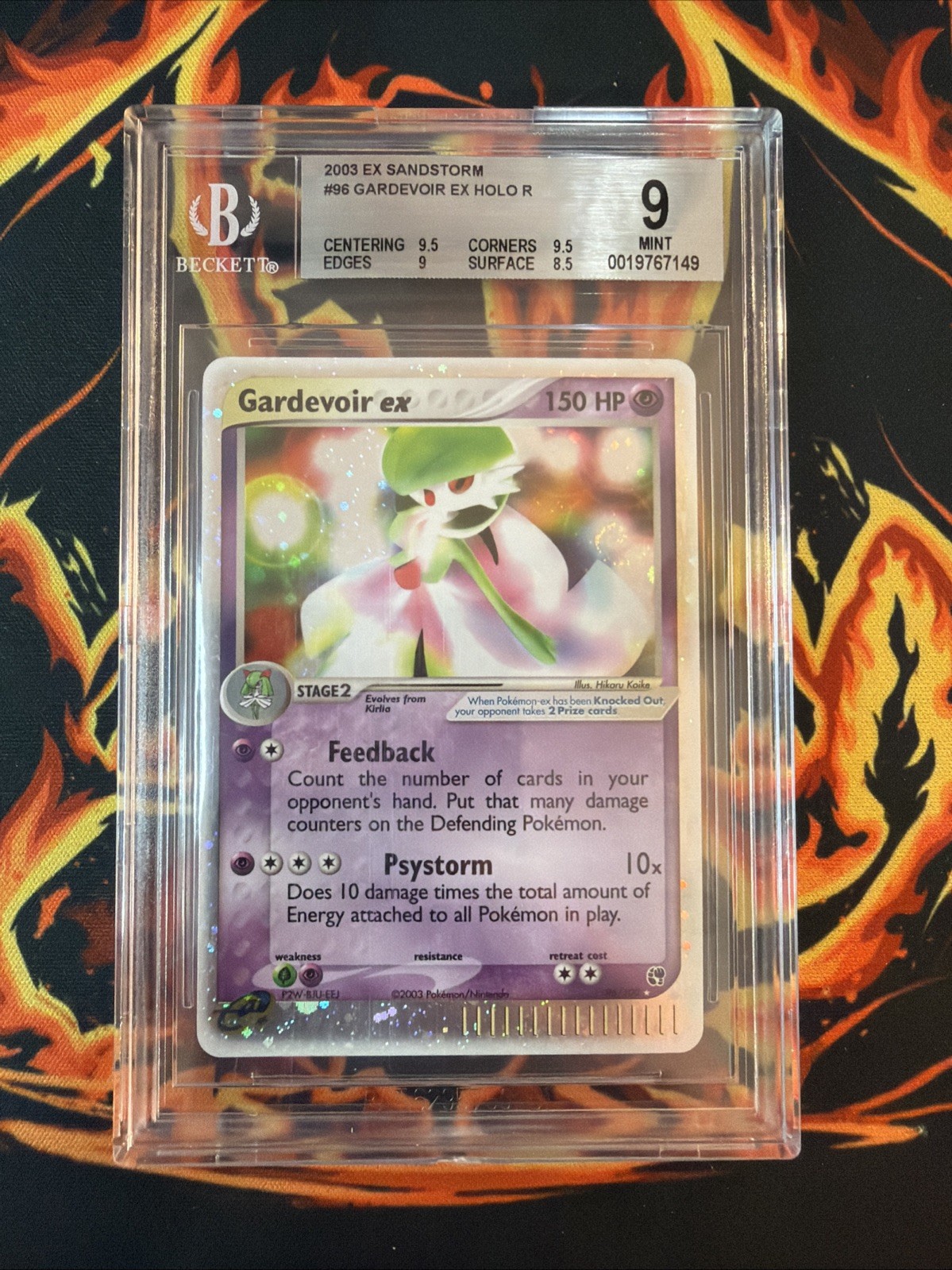 2003 GARDEVOIR EX HOLO 96/100 BGS 9 2003 GARDEVOIR EX HOLO 96/100 BGS 9