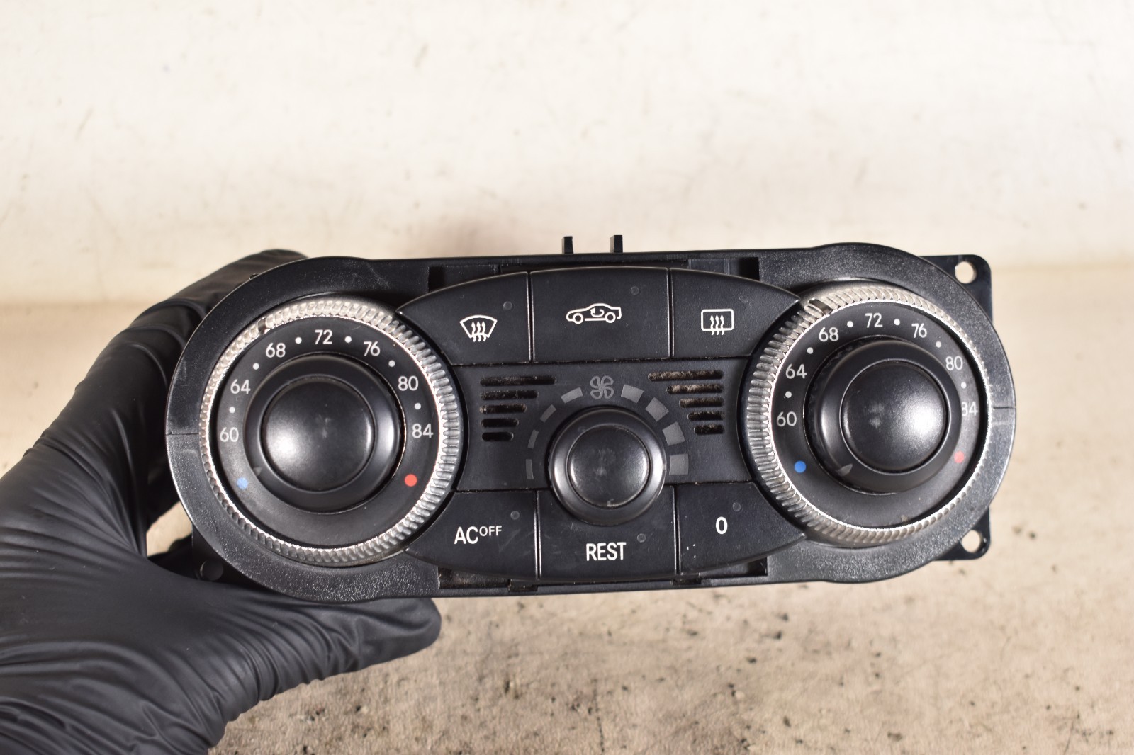 03-12 MERCEDES BENZ SL CLASS R230 CLIMATE CONTROL HVAC CONTROL 1K0614517EB OEM