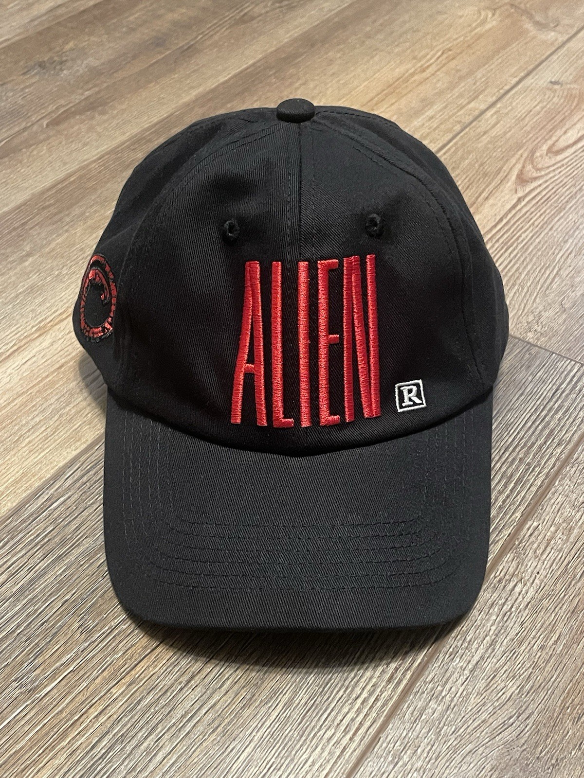 Rucking Fotten ALIEN 1979 Space Horror Movie rare promo adjustable Dad cap Hat Rucking Fotten ALIEN 1979 Space Horror Movie rare promo adjustable Dad cap Hat