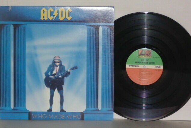 AC/DC Who Made Who LP VG+ Plays Well Orig 1986 Atlantic Records 7816501E Vinyl AC/DC Who Made Who LP VG+ Plays Well Orig 1986 Atlantic Records 7816501E Vinyl