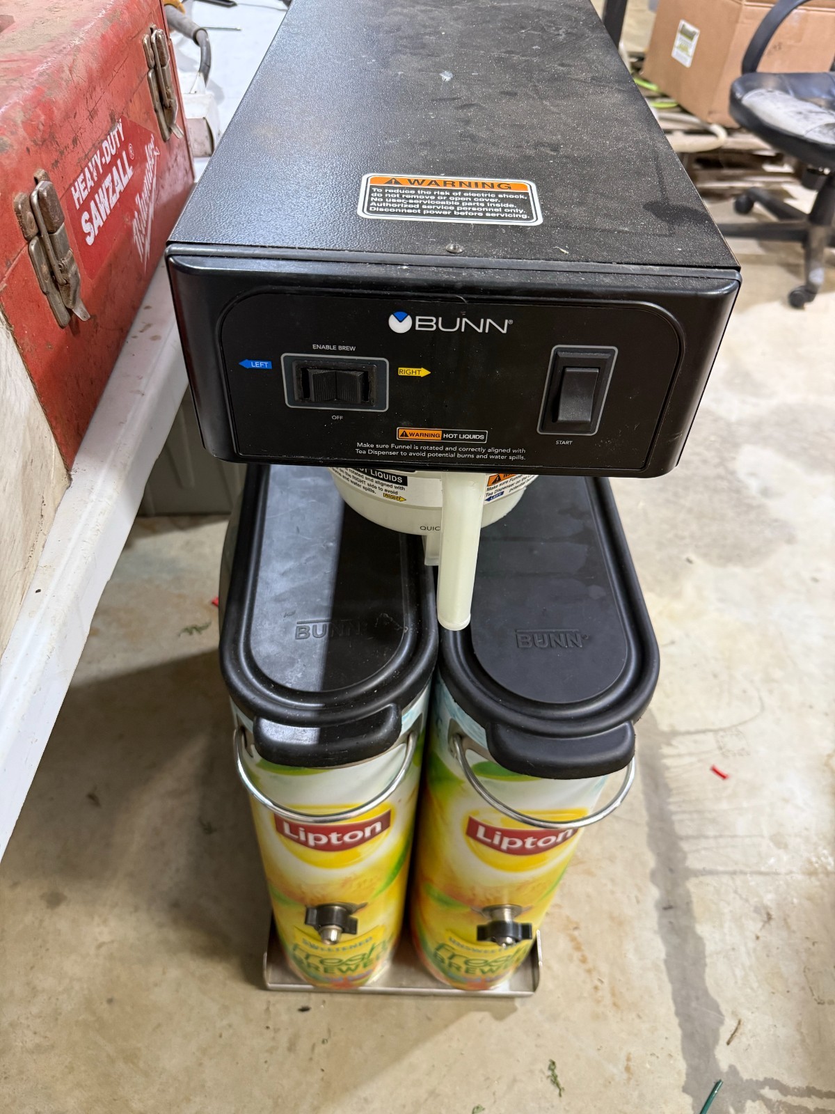 Bunn-O-Matic Bunn TB6Q 3 Gallon Quick Brew Automatic Twin Iced Tea