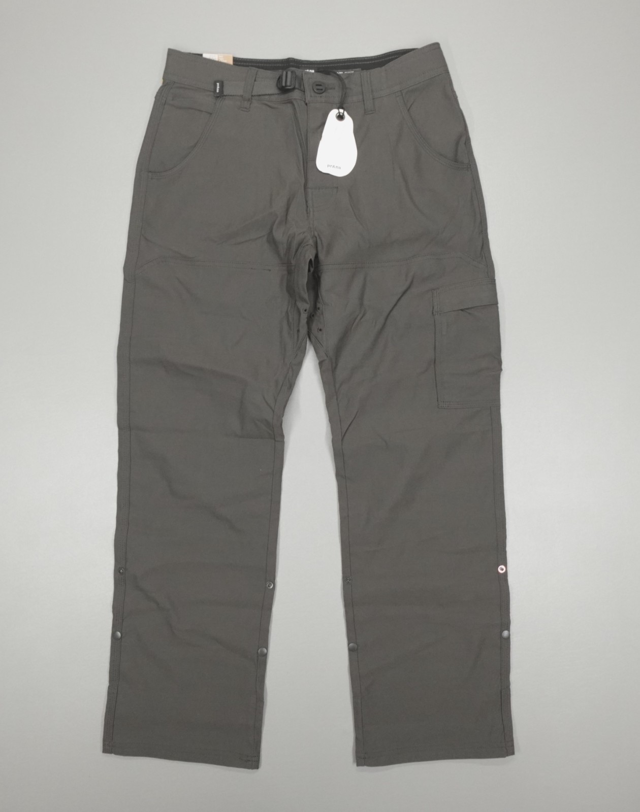 Prana Zion II Stretch Relaxed Fit Dark Iron Straight Leg Pants DWR 1969791 Prana Zion II Stretch Relaxed Fit Dark Iron Straight Leg Pants DWR 1969791