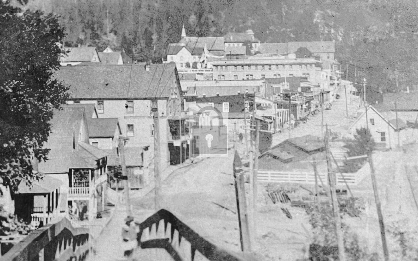 Birds Eye View Dunsmuir California CA - Reprint Birds Eye View Dunsmuir California CA - Reprint