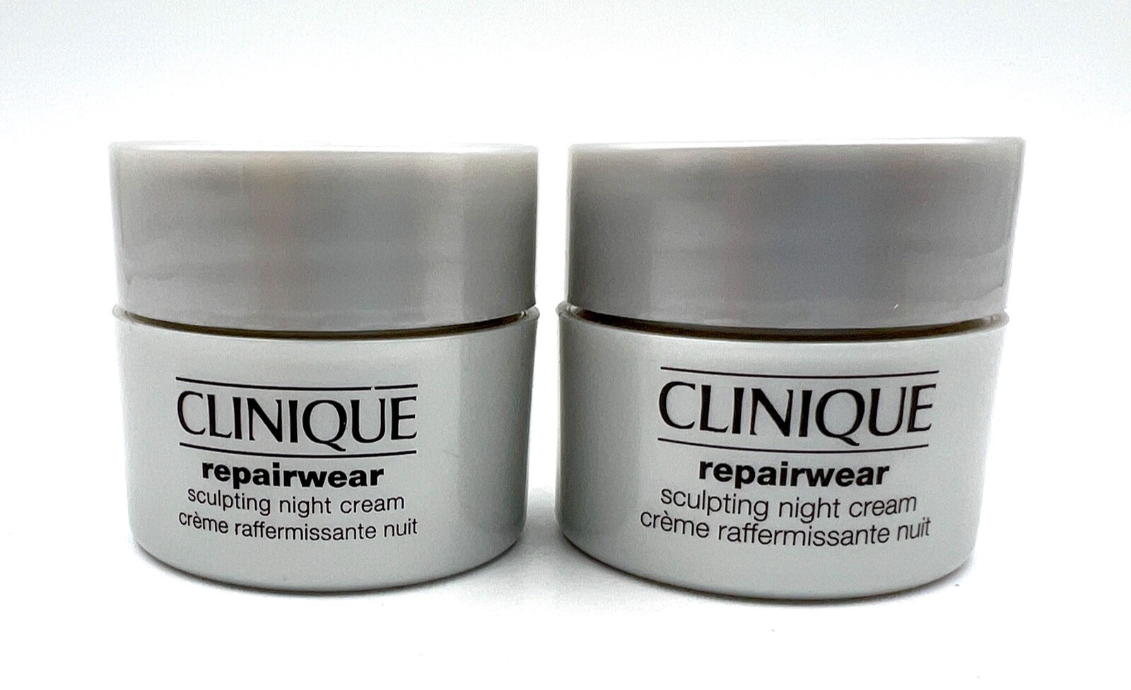 2 Pcs: Clinique Repairwear Sculpting Night Cream ~  15 ml*2=30ml/1.0 oz total