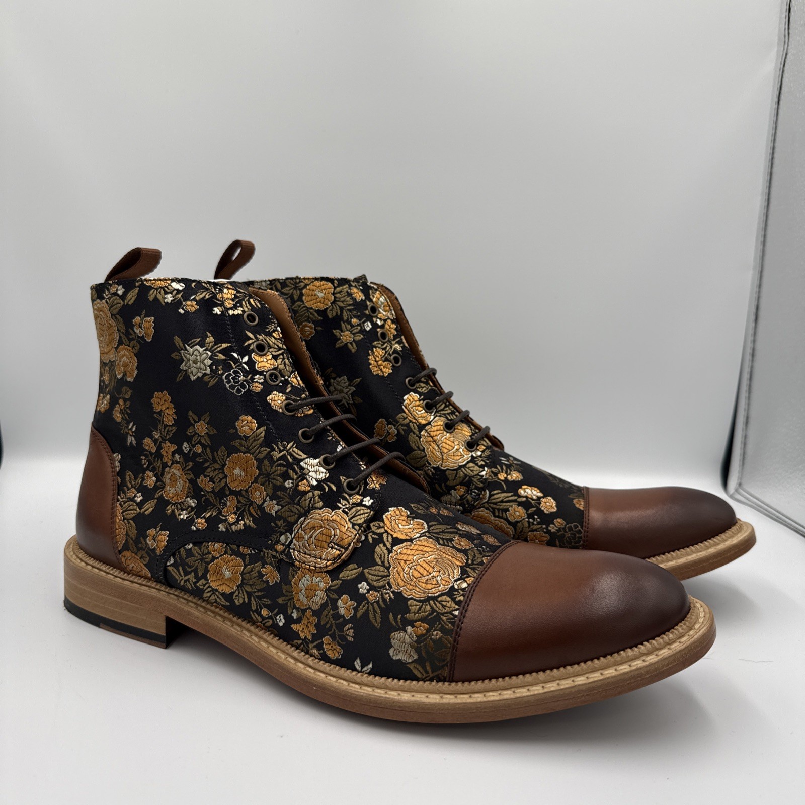 Taft Men\'s US 10 EU 43 The Jack Flower Print Boots Eden Taft Men\'s US 10 EU 43 The Jack Flower Print Boots Eden