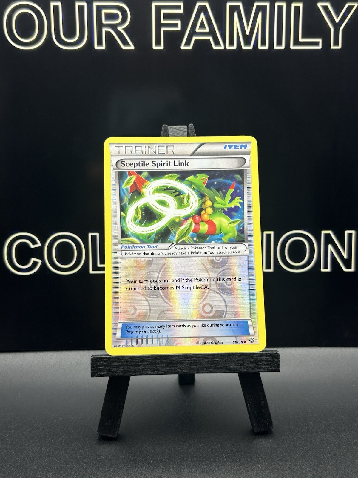Sceptile Spirit Link 80/98 XY - Ancient Origins Reverse Holo Pokemon TCG