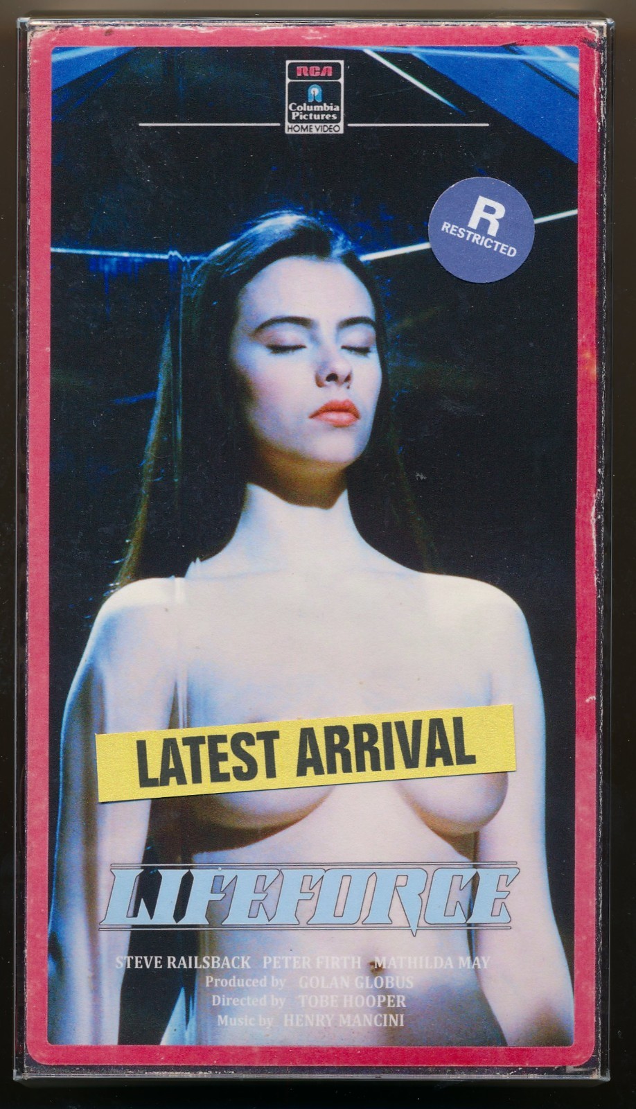 Custom Tobe Hooper Lifeforce Topless Mathilda May VHS Slipcase / Sleeve RARE Custom Tobe Hooper Lifeforce Topless Mathilda May VHS Slipcase / Sleeve RARE