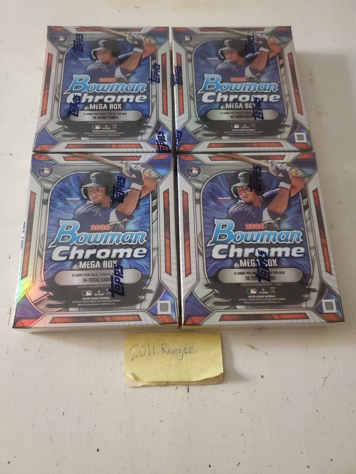 Topps 2026 Bowman Chrome Mega Box MLB Baseball Brand New Sealed Fast Ship