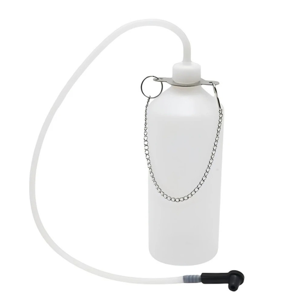 1L Brake Bleeder Bottle Kit One Way Check Valve 31.5 in Hose Fluid Bleeding Tool