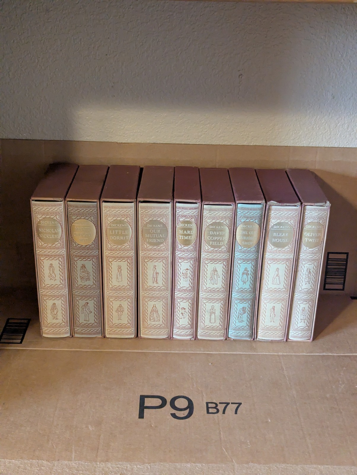 Dickens Heritage Press Book Lot of 9 w/ Slipcases