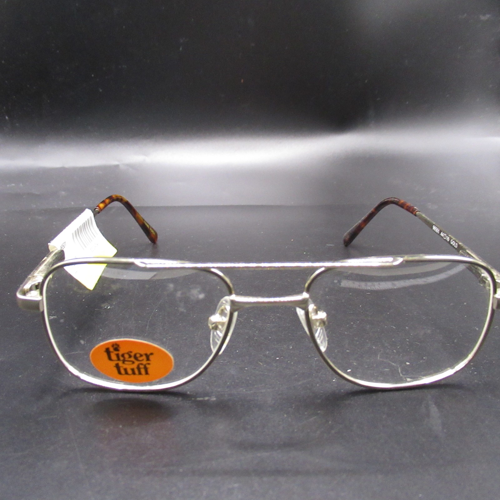 Tiger Tuff Howler Eyeglass Frames Gold Aviator Style 44-16-135 New Tiger Tuff Howler Eyeglass Frames Gold Aviator Style 44-16-135 New