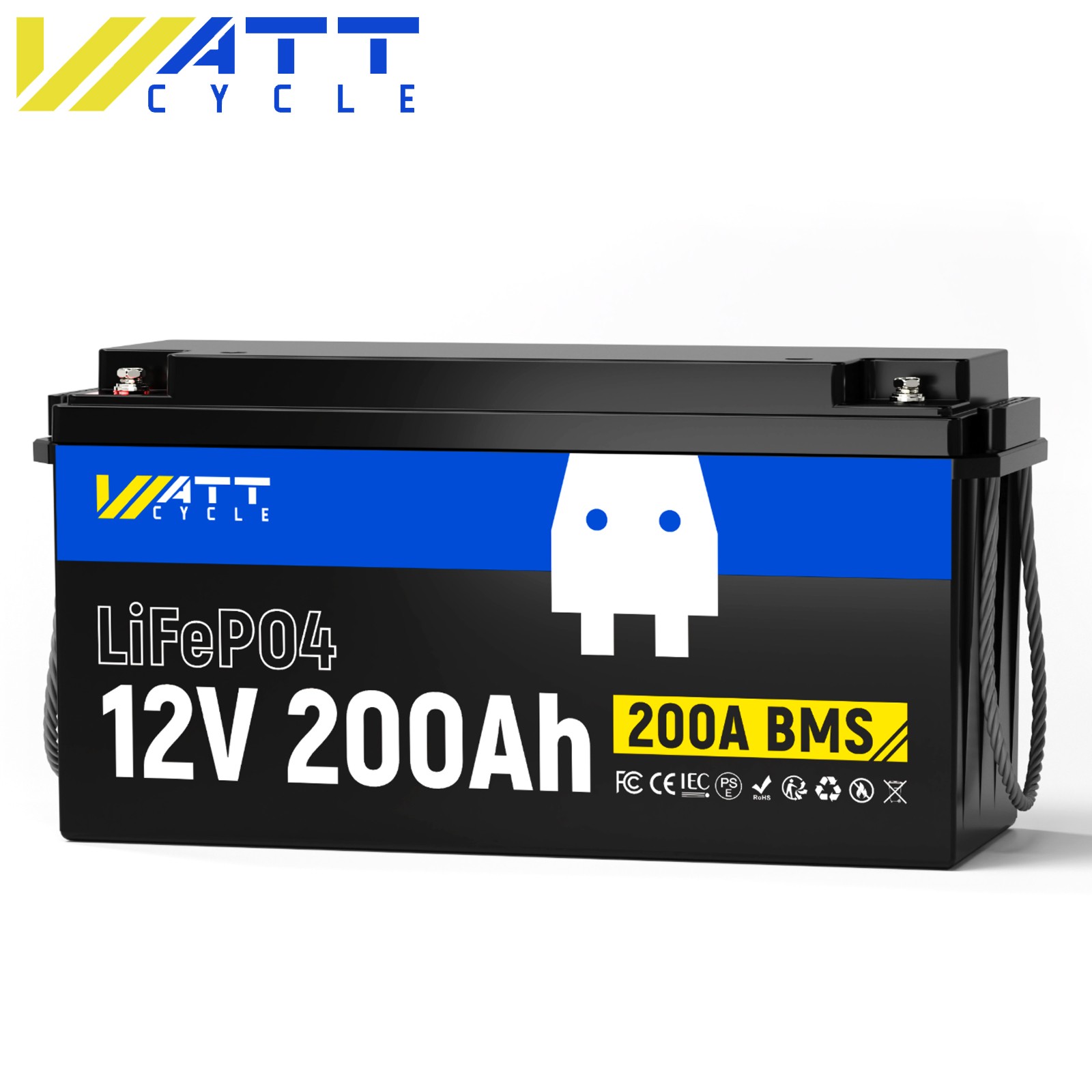1-4 Pack 12V 200Ah LiFePO4 Lithium Battery 200A BMS Deep Cycle Off-Grid Marine