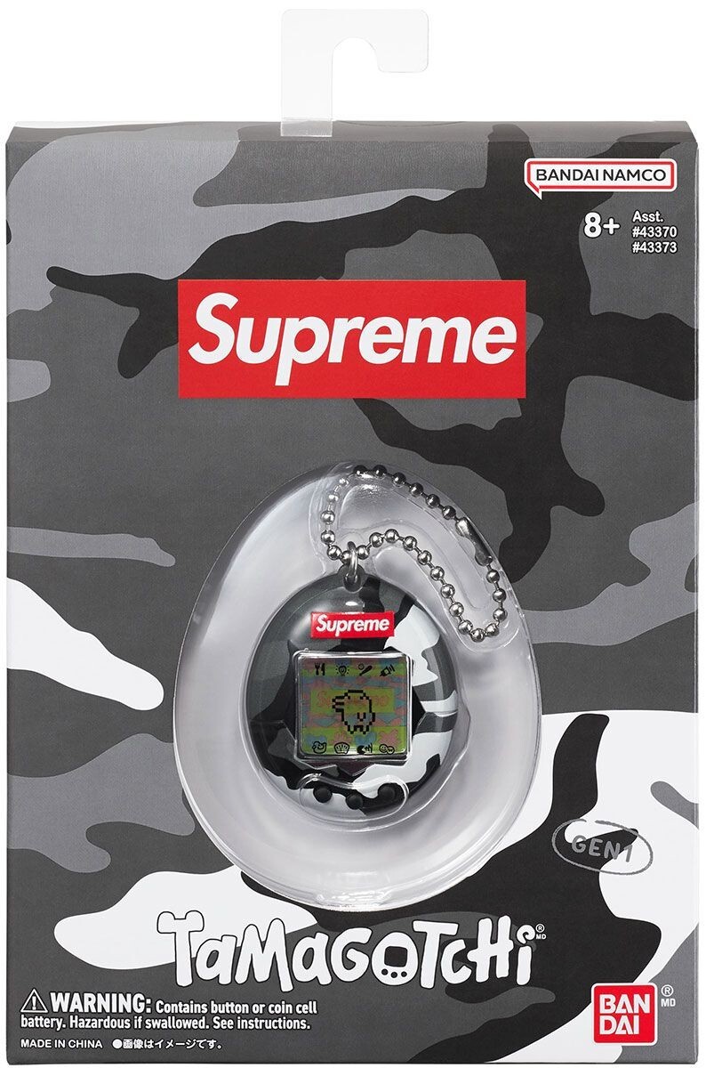 Supreme Bandai Namco Tamagotchi Black - SS23 - Brand New W/ Supreme Sticker Supreme Bandai Namco Tamagotchi Black - SS23 - Brand New W/ Supreme Sticker