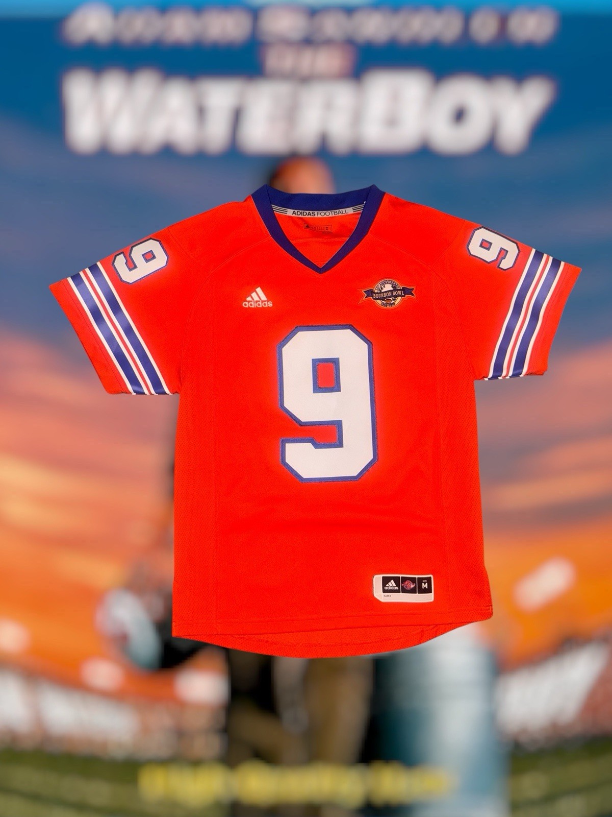 Adam Sandler  AUTHENTIC Adidas Classic Waterboy Jersey Bobby Boucher Politics M