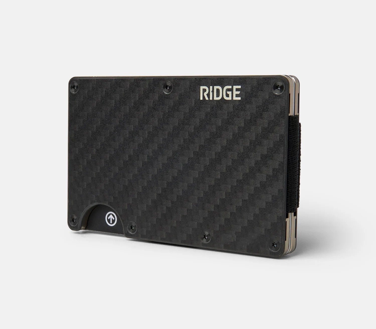 New Ridge Minimalist Wallet Card Holder Carbon Fiber Wallet With Cash Strap