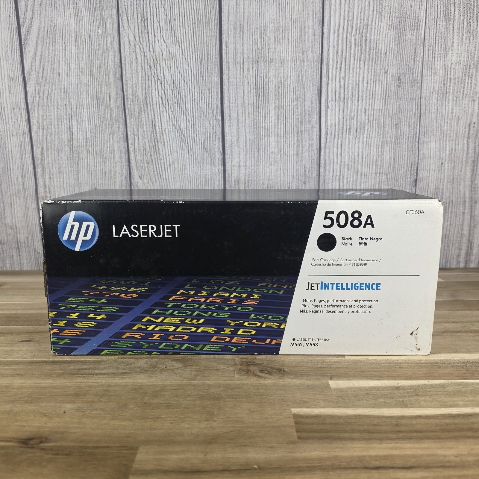HP 508A Black Printer Toner Cartridge CF360A (for LaserJet M552 M553) HP 508A Black Printer Toner Cartridge CF360A (for LaserJet M552 M553)