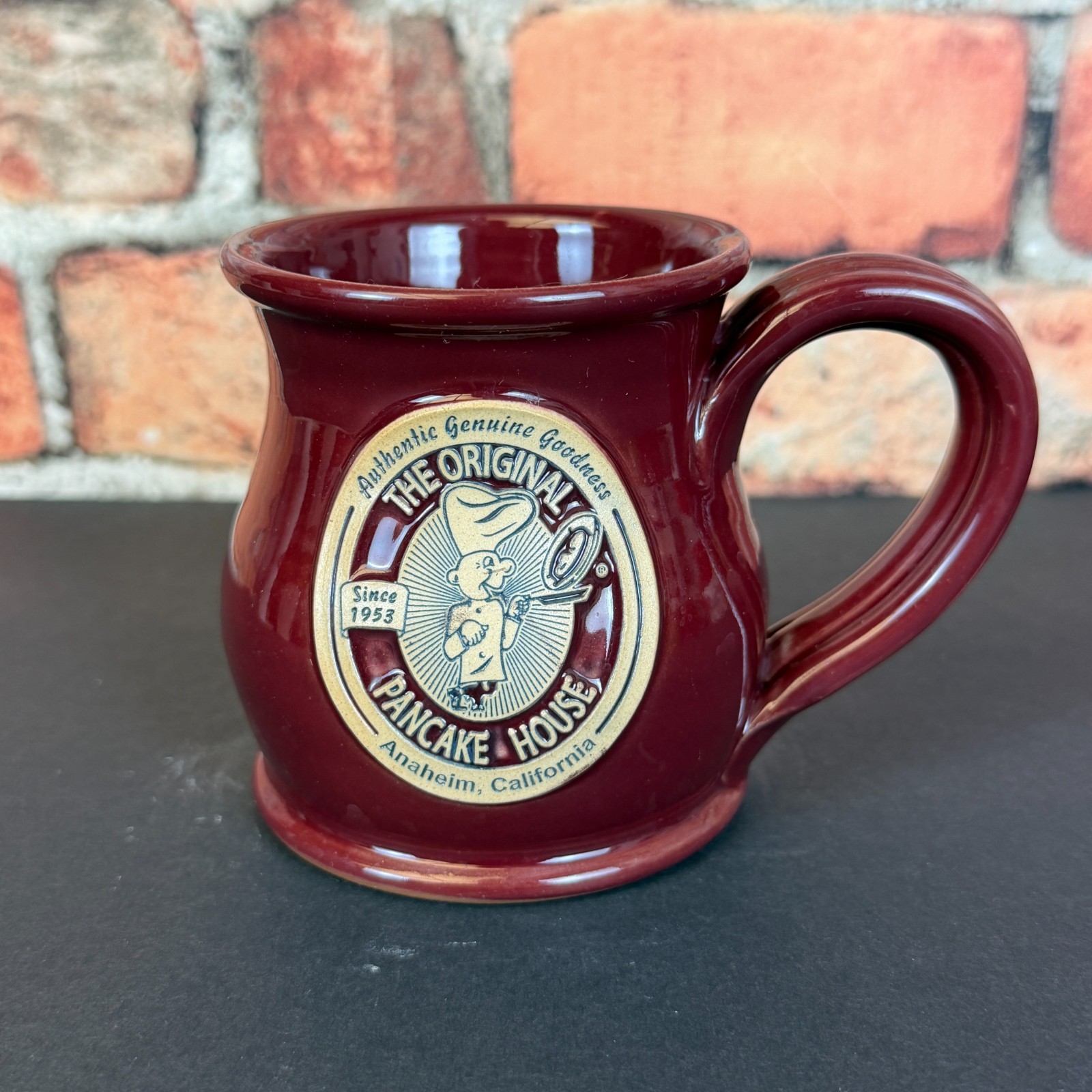 Deneen Pottery Original Pancake House Redmond OR 12 oz Stoneware Mug 2019 Deneen Pottery Original Pancake House Redmond OR 12 oz Stoneware Mug 2019