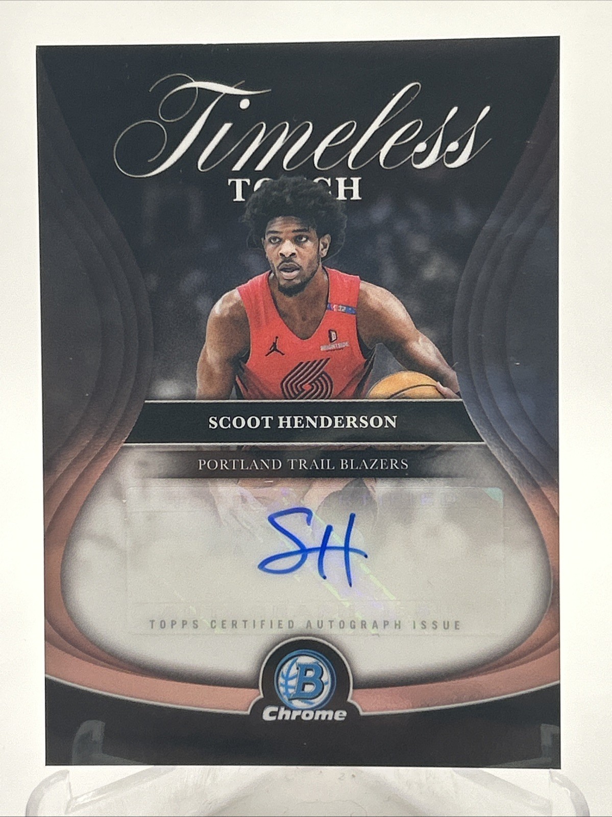 2025-26 Bowman - Timeless Touch Signatures Scoot Henderson #TTA-SH (AU) 2025-26 Bowman - Timeless Touch Signatures Scoot Henderson #TTA-SH (AU)