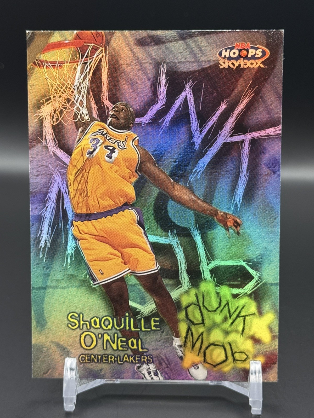 1999-00 Skybox NBA Hoops - Dunk Mob Shaquille O’Neal #1 DM 1:144 packs ssp 1999-00 Skybox NBA Hoops - Dunk Mob Shaquille O’Neal #1 DM 1:144 packs ssp