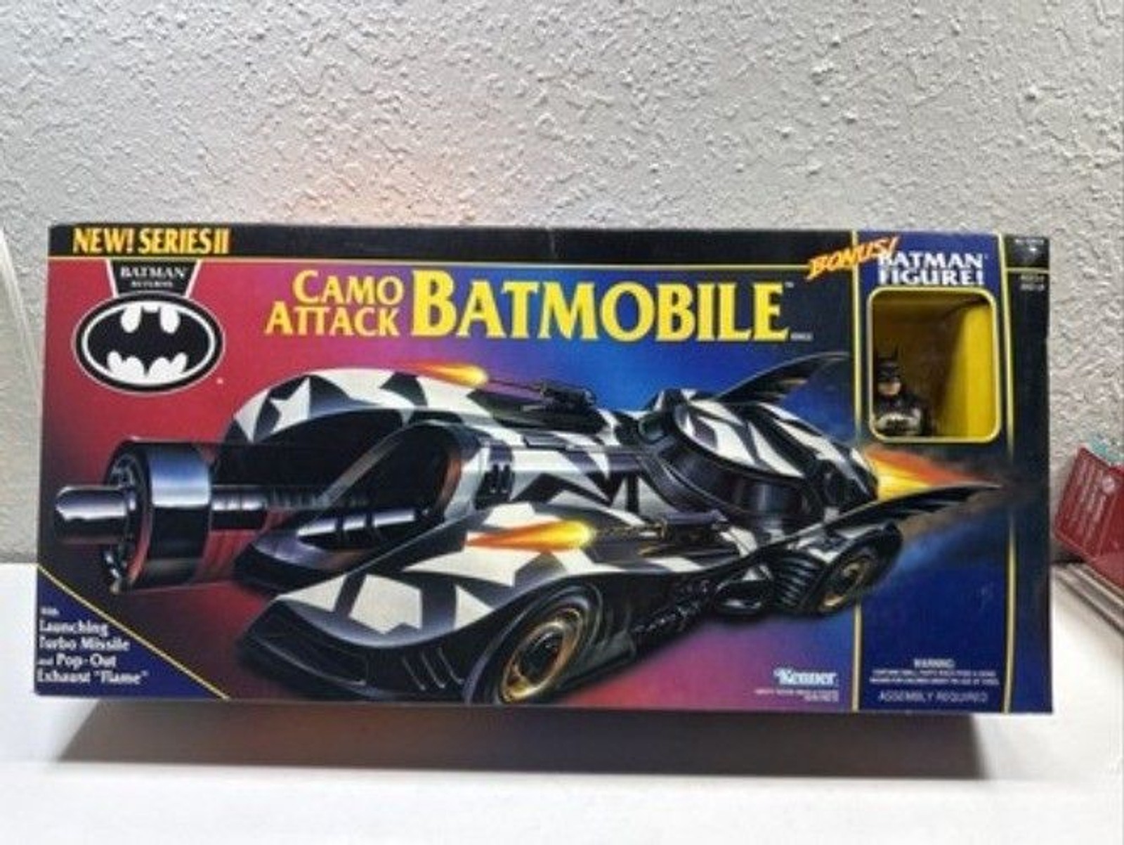 Camo Attack Batmobile 1994 BATMAN RETURNS Kenner Rare Camo Attack Batmobile 1994 BATMAN RETURNS Kenner Rare