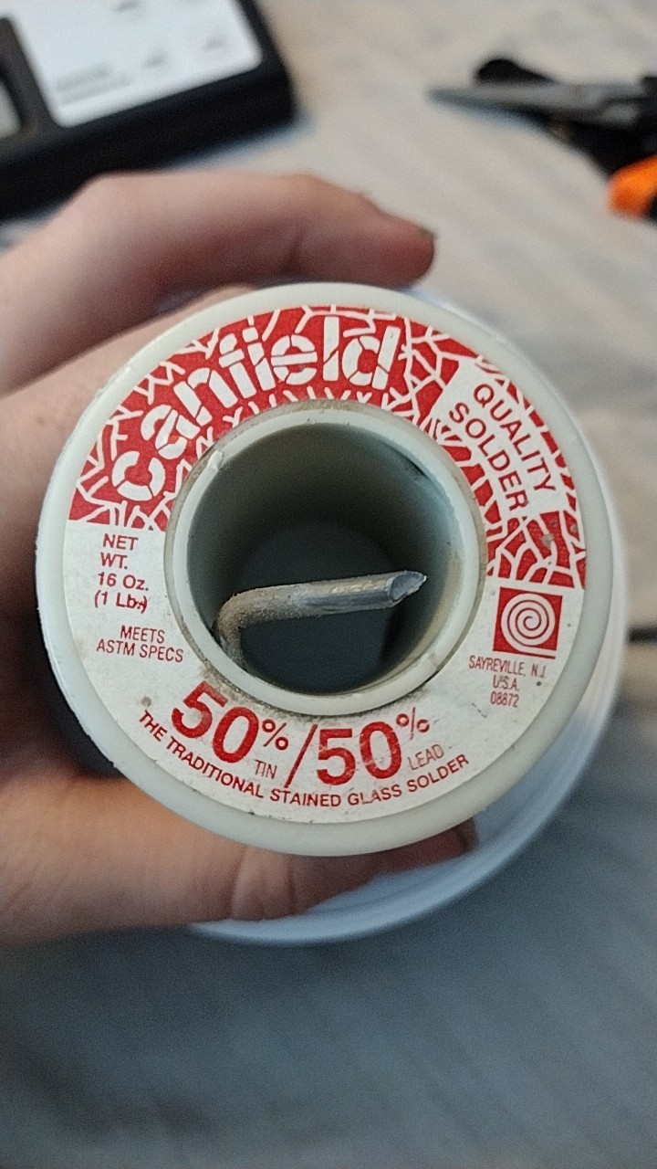 Canfield 50/50 Stained Glass Solder Wire 0.125 Canfield 50/50 Stained Glass Solder Wire 0.125