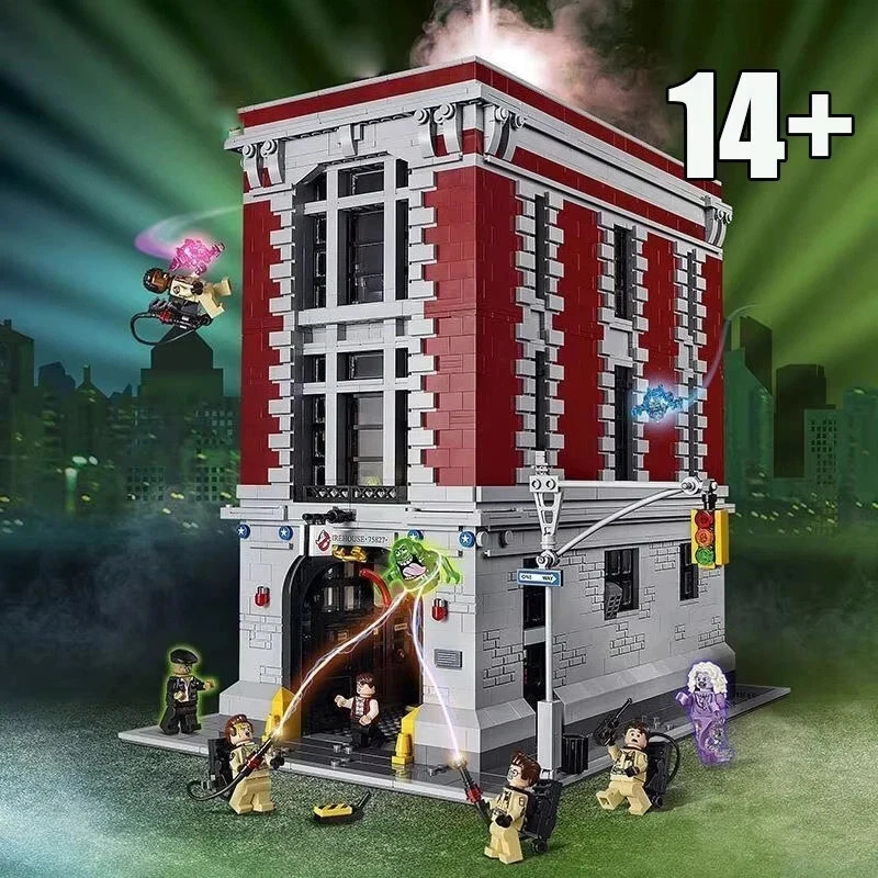 NEW 4634 PCS Ghostbusters Firehouse Headquarters Building Block Set Toy Moc Gift NEW 4634 PCS Ghostbusters Firehouse Headquarters Building Block Set Toy Moc Gift
