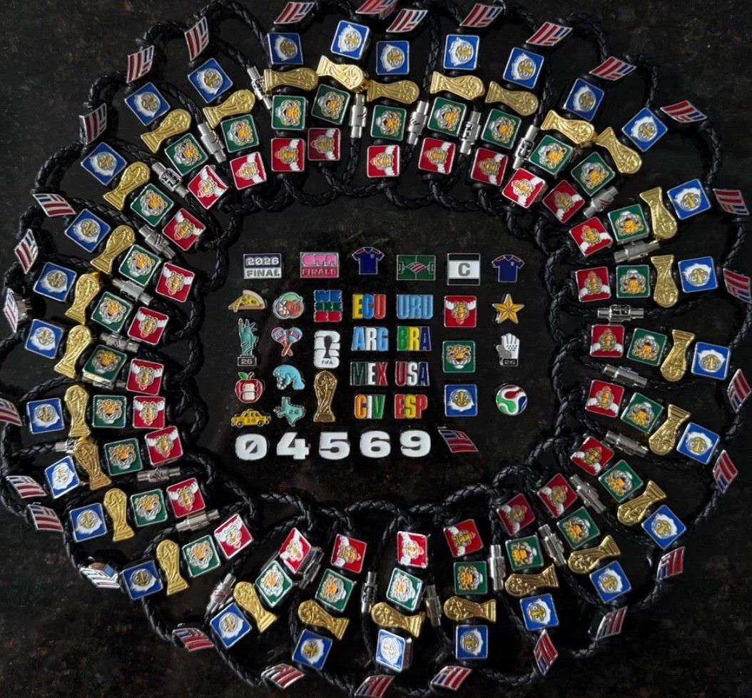 FIFA World Cup 2026 Bank of America Bracelet Charms FIFA World Cup 2026 Bank of America Bracelet Charms