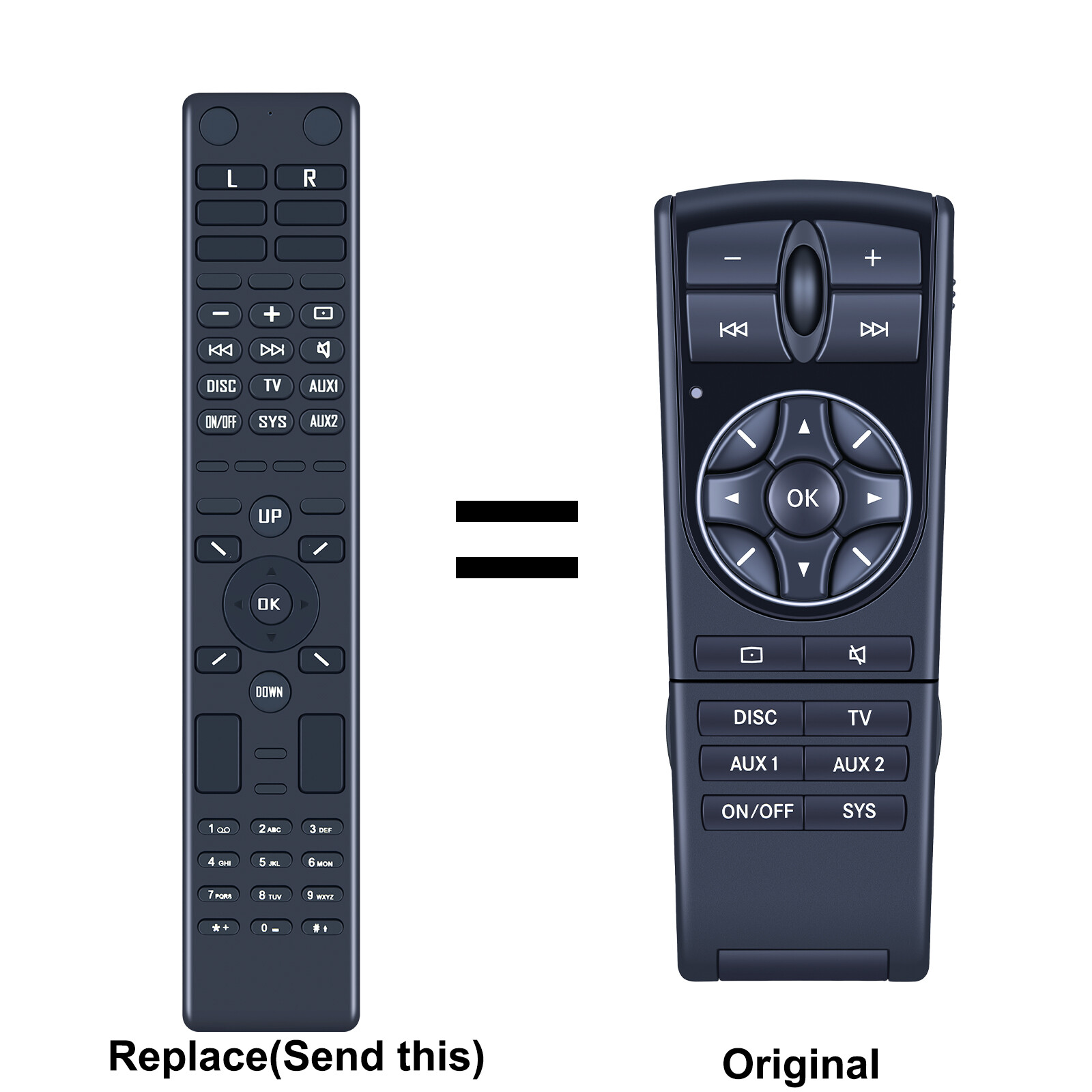 Remote For 06 07 08 MERCEDES GL ML R CIaSS Rear Dvd Entertainment A164 820 41 89