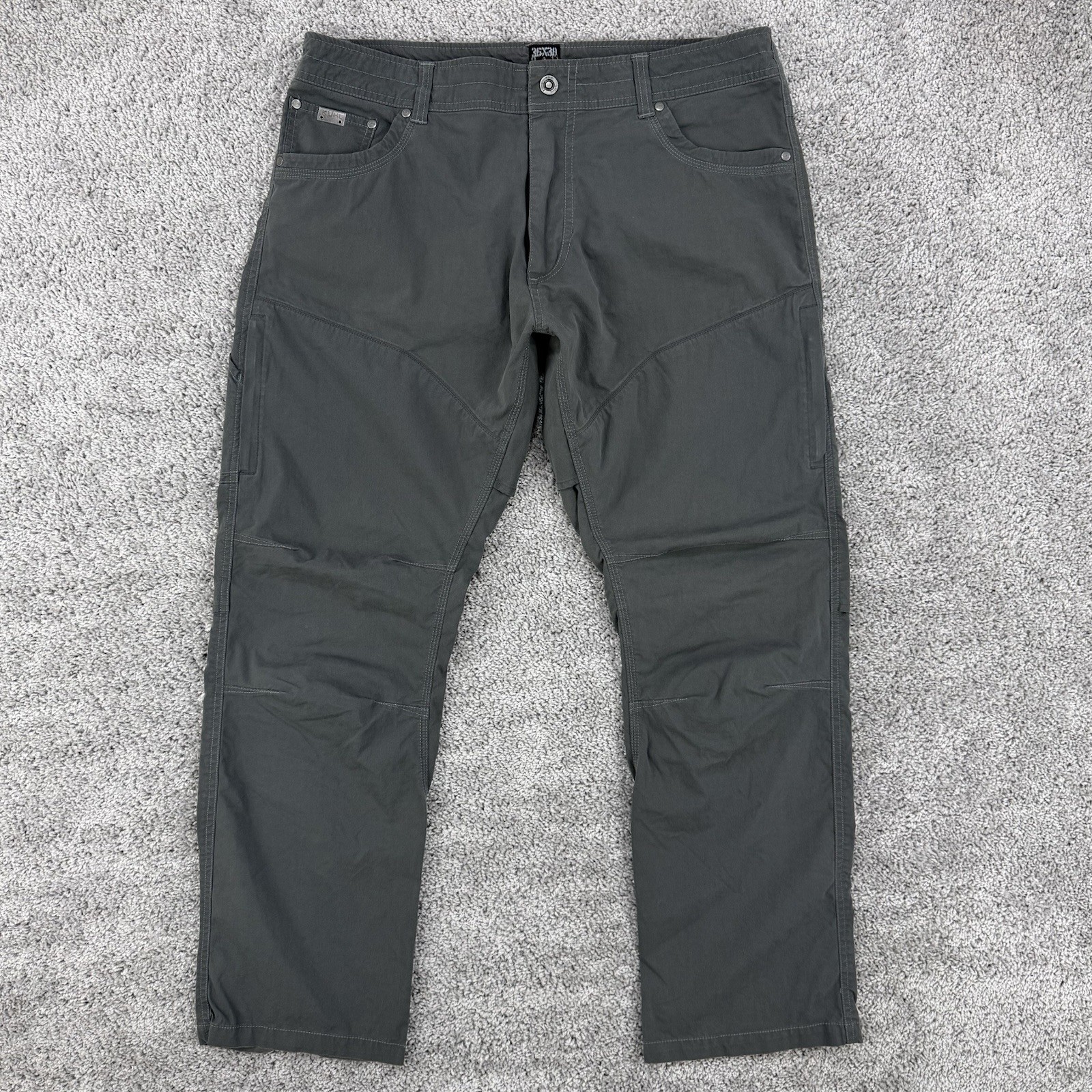 Kuhl Konfidant Air Pants Men’s 36x30 Gray Stretch Utility Hiking Outdoors