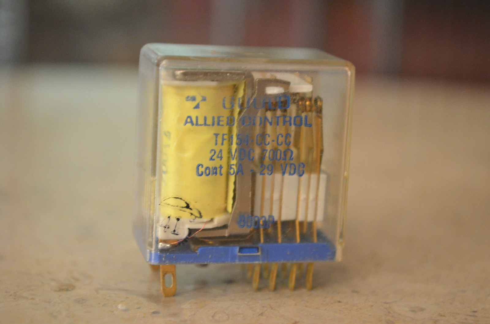 GOULD Allied Control TF154-CC-CC 24VDC 14-Pin Relay,