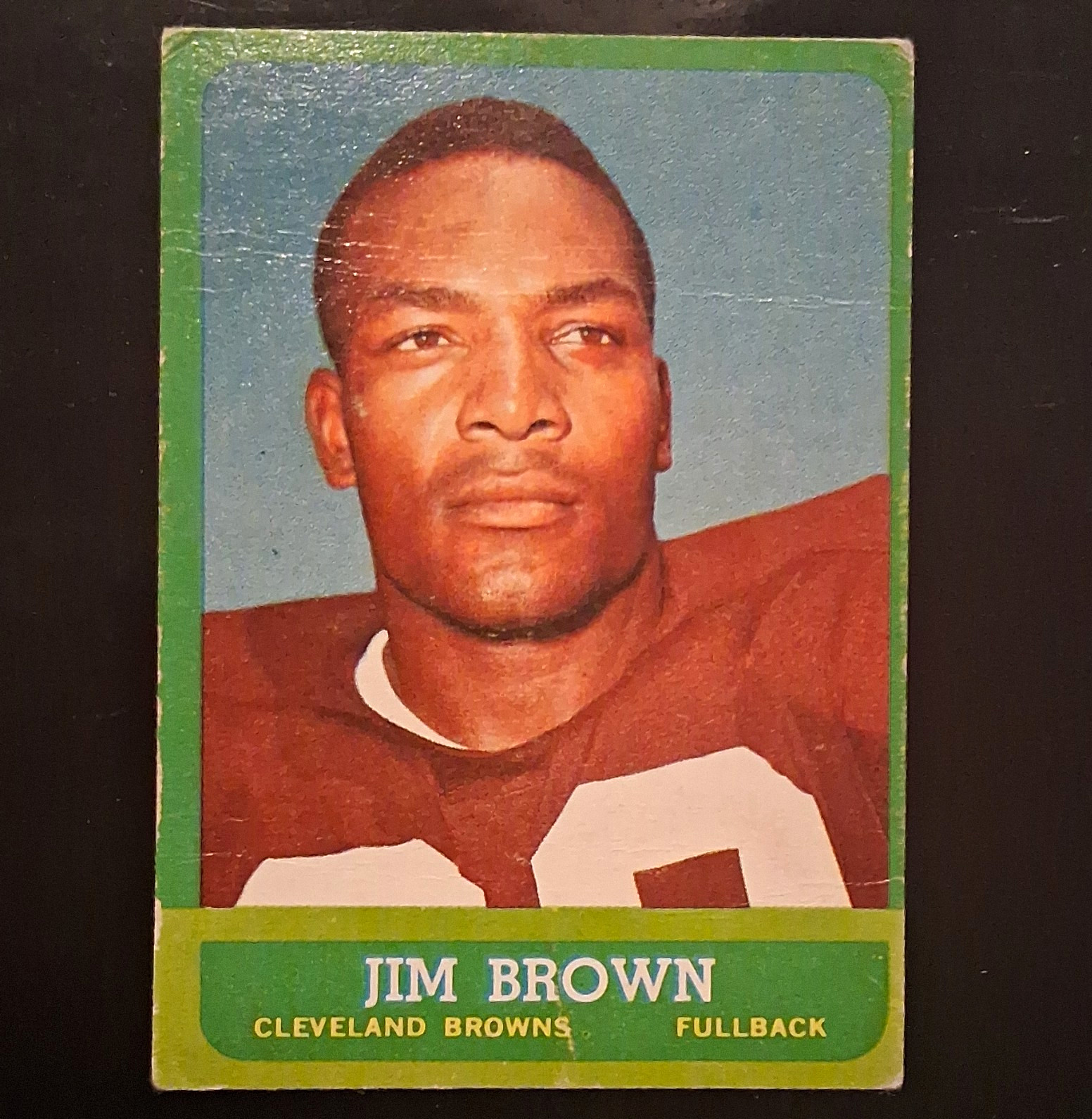 Topps 1963 Topps Jim Brown #14 Cleveland Browns NFL Football Card Base Set Topps 1963 Topps Jim Brown #14 Cleveland Browns NFL Football Card Base Set