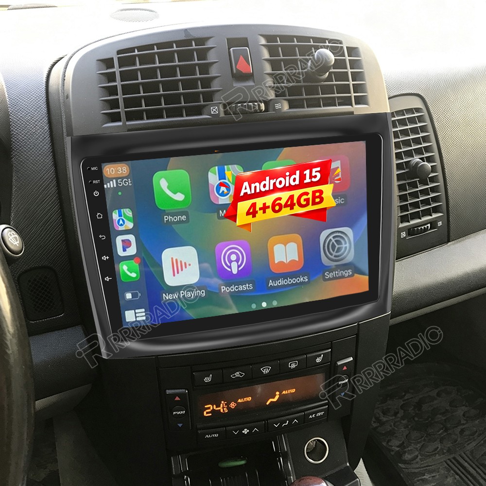 10in 4+64G Android15 Car Stereo Radio GPS Carplay For Cadillac CTS SRX 2003-2007