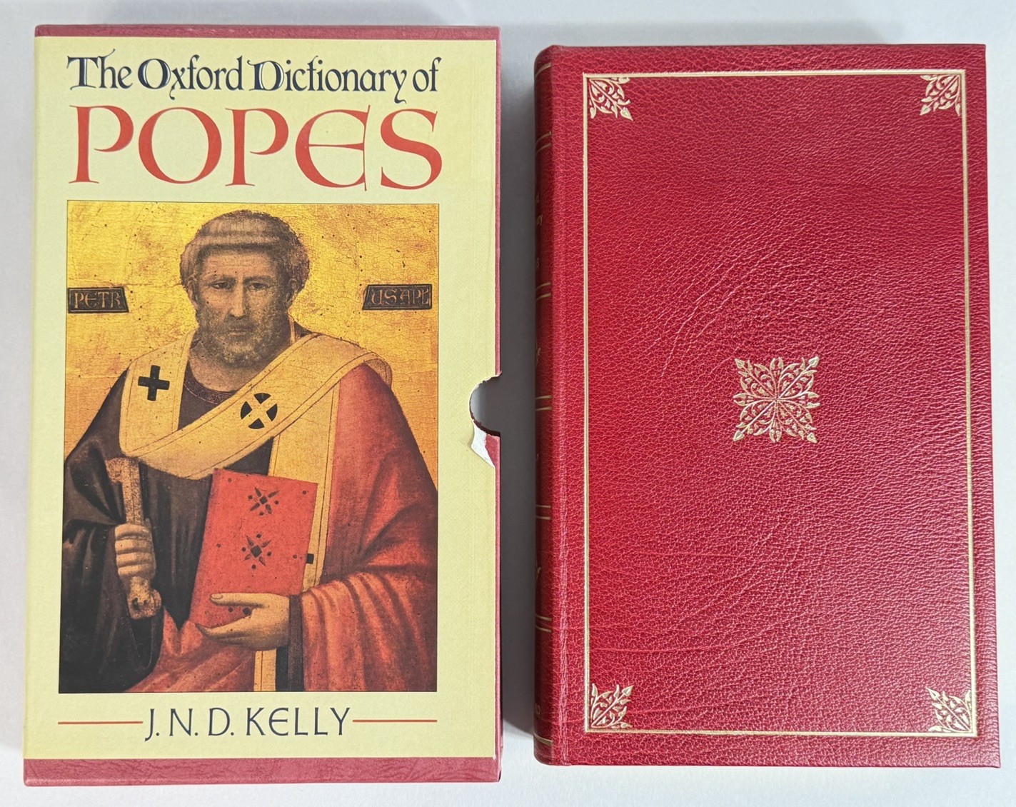 The Oxford Dictionary of Popes Presentation Edition Red Calfskin By J N D Kelly The Oxford Dictionary of Popes Presentation Edition Red Calfskin By J N D Kelly